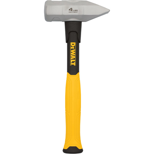 Fiberglass Blacksmith Hammer, 4 lbs Head Weight