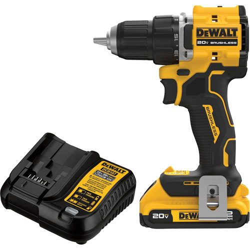 ATOMIC COMPACT SERIES™ Brushless Cordless Drill/Driver Kit, Lithium-Ion, 20 V, 1/2" Chuck