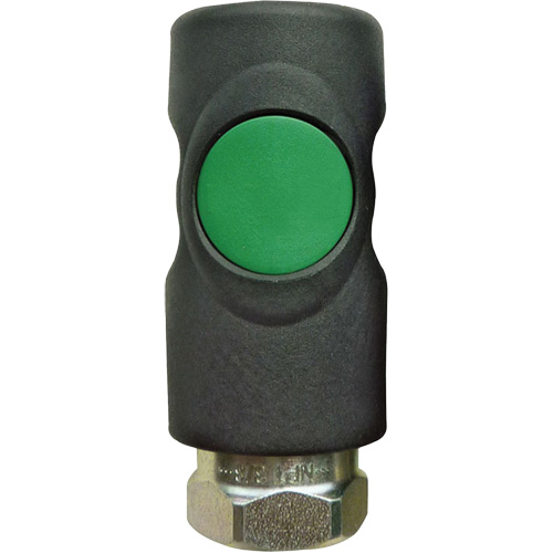 TOPQUIK S1 Ultraflo 7.8 mm Quick Coupler, Polyester Composite/Stainless Steel, 1/4", Female NPT, 174 PSI