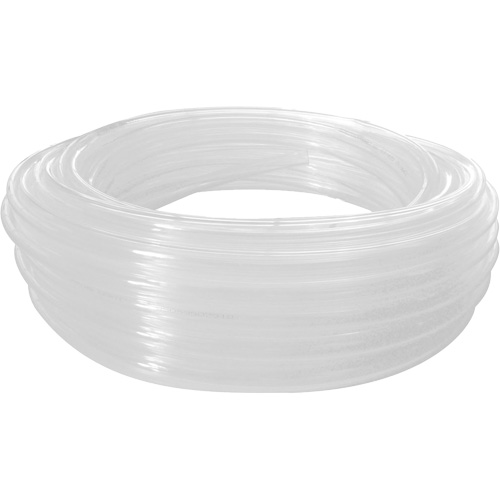 High-Flexibility Pneumatic Tubing, Air, 0.5" OD x 100' L, Polyurethane, Clear