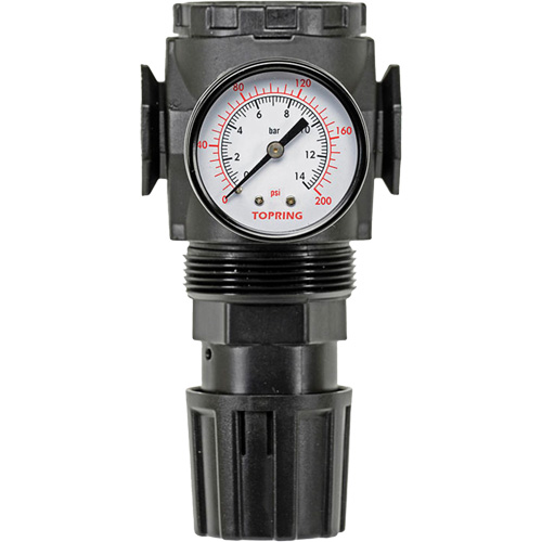 MODULAIR 300 Zinc Diaphragm Regulator, 3/8" NPT, 300 psi Max. PSI, In Line/Modular