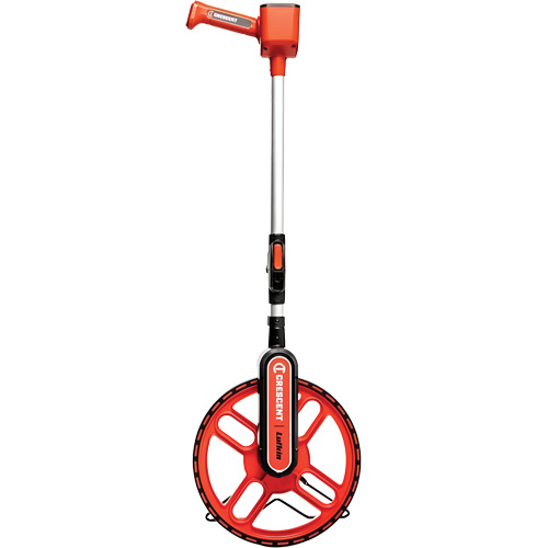 Metric Measuring Wheel, 12"/30.4 cm, 9999' Range, Decimeter/Meter