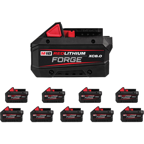 REDLITHIUM™ FORGE™ XC8.0 Battery, Lithium-Ion, 18 V, 8 Ah