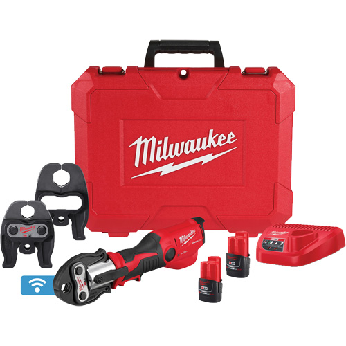 M12™ FORCE LOGIC™ Press Tool Kit with ONE-KEY™ with CTS-V Jaws, 1/2" - 1", Power Driven