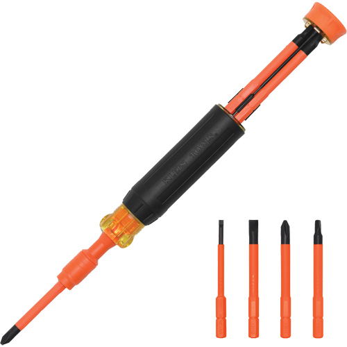 4-in-1 Insulated Multi-Bit Screwdriver