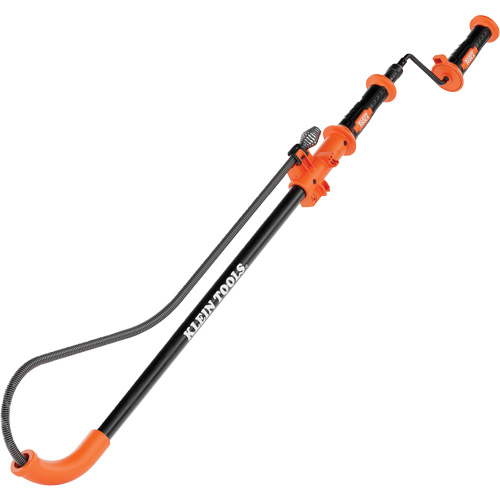 Steel Toilet Auger, Manual, 3' Cable Length, 1/2" Cable Diameter