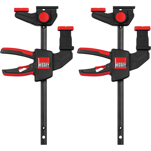 2-Piece One-Handed Table Clamps, 6" (152.4 mm)