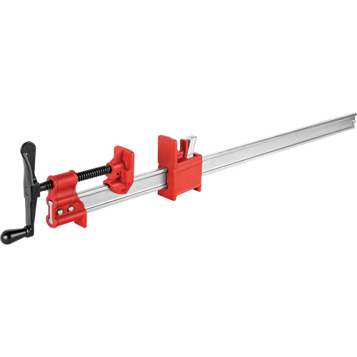 Heavy-Duty I-Beam Steel Bar Clamp, 36" (914.4 mm) Capacity, 2" (50.8 mm) Throat Depth