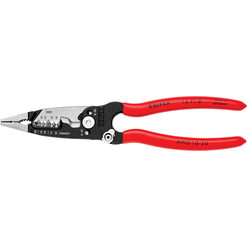 Forged Wire Stripper, 8" L, 10 - 20 AWG