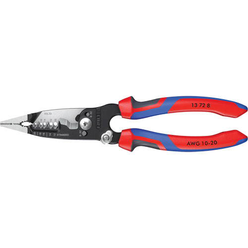 Forged Wire Stripper with KNIPEXTEND Handle, 8" L, 10 - 20 AWG