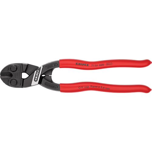 CoBolt® High Leverage Compact Bolt Cutters, 8" L, Center Cut
