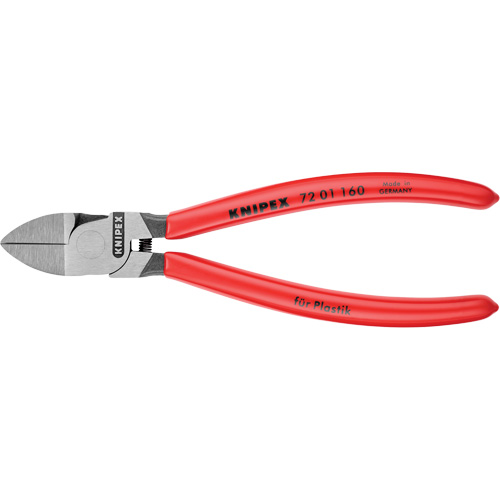 Diagonal Pliers for Flush Cutting Plastics, 6-1/4" L