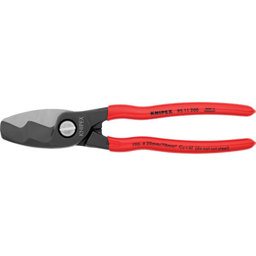 Cable Shears with Twin Cutting Edges, 8"