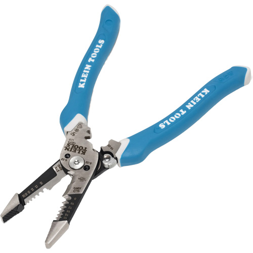 Slim Forged Wire Stripper/Cutter with Straight Handles, 8-1/4" L