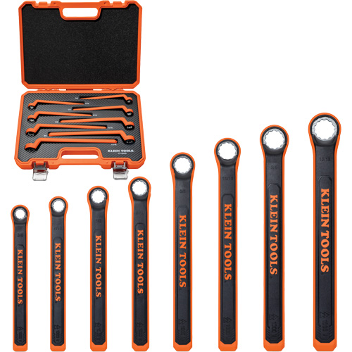 Insulated Box End Wrench Set, 1000 V, 8 Pcs