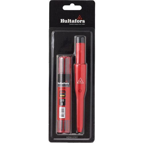 Dry Marker & Refill Blister Pack, Grey/Red/Yellow, Marker
