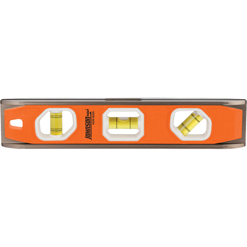 Torpedo Level with GripTight™ V-Groove, 10" L, Aluminum, 3 Vials, Magnetic