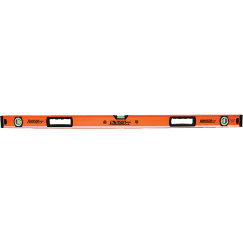 Level with Protective End-Caps, Box, 4' L, Aluminum, 3, Non-Magnetic
