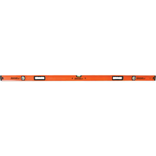 Level with Protective End-Caps, Box, 6' L, Aluminum, 3, Non-Magnetic