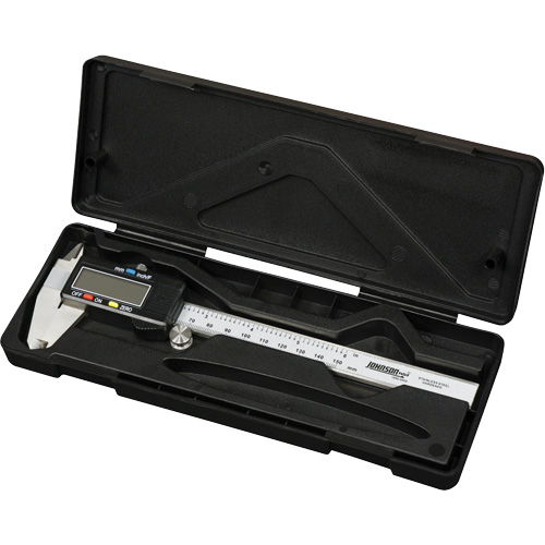 Digital Caliper, 0.0005" (0.01 mm) Resolution, 0" - 6" (0 mm - 150 mm) Range