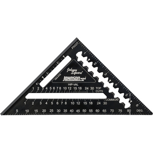 7" Johnny Square® Laser Etched Rafter Square