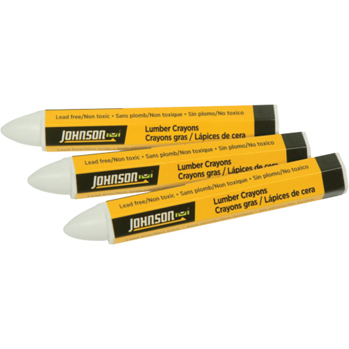 Lumber Crayons - 3-Pack, White, Marker