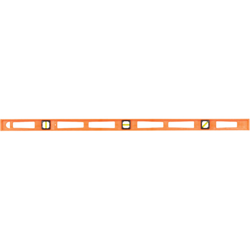 Orange Structo-Cast® Contractor's Level, I-Beam, 4' L, 3, Non-Magnetic