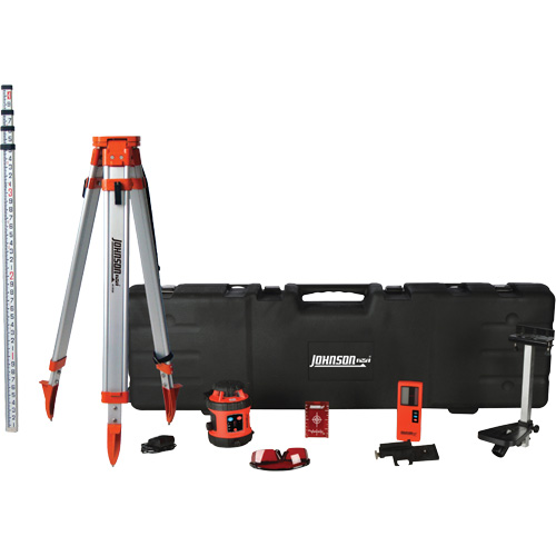 Red Self-Leveling Horizontal Rotary Laser System, 800' (243.84 m), 635 Nm