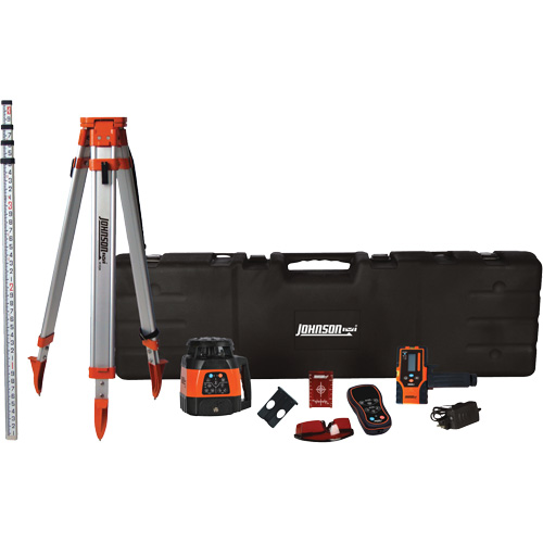 Electronic Self-Leveling Dual Slope Horizontal/Vertical Rotary Laser System, 1500' (457.2 m), 635 Nm