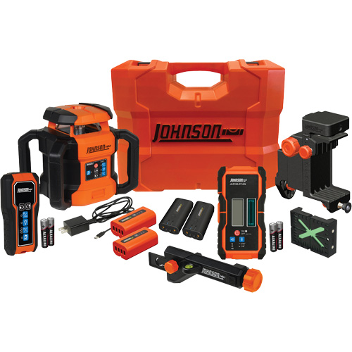 GreenBrite® Dual Slope Rotary Laser Level Kit, 4000' (1219.2 m), 510 Nm/530 Nm