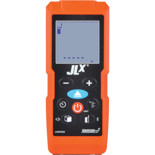 Laser Distance Meter with Angle Sensor & Bluetooth®, 2" - 330' (5.08 cm - 100.58 m) Range, Digital (Electronic)