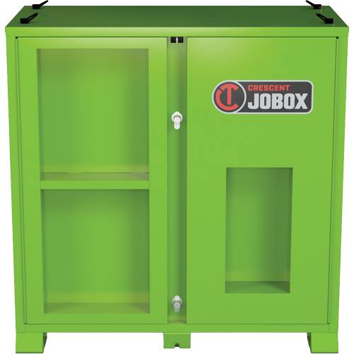Onsite PPE Storage Cabinet, Steel, High-Visibility Lime Green