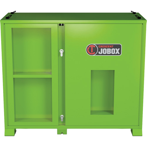 Onsite PPE Storage Cabinet, Steel, High-Visibility Lime Green