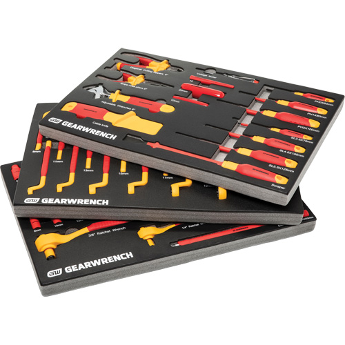 VDE Insulated Tool Set, 1000 V, 72 Pcs