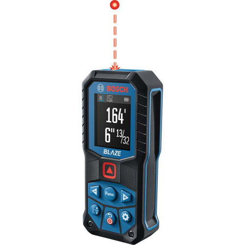 BLAZE™ Red Beam Laser Measure, 0' - 165' (0 m - 50.2 m) Range, Digital (Electronic)