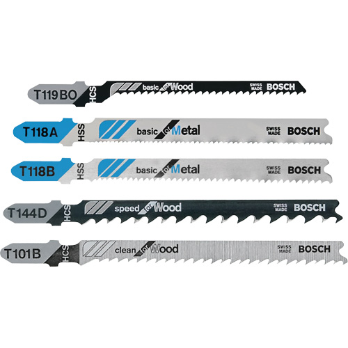 T-Shank Jig Saw Blade Set for Wood and Metal