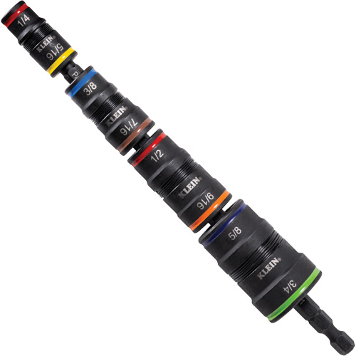 9-in-1 Flip Socket Set, 5 Pcs, Impact, 1/4" Drive Size, Short