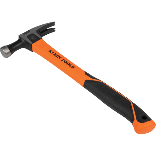 Straight-Claw Hammer, 18 oz., Fibreglass Handle, 14-4/5" L