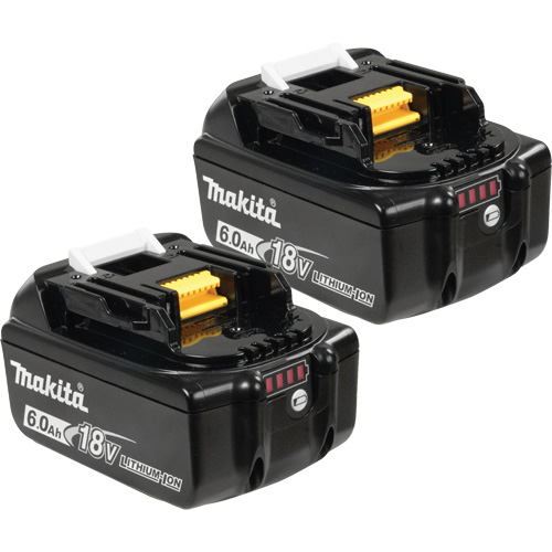 LXT Cordless Tool Battery, Lithium-Ion, 18 V, 6 Ah