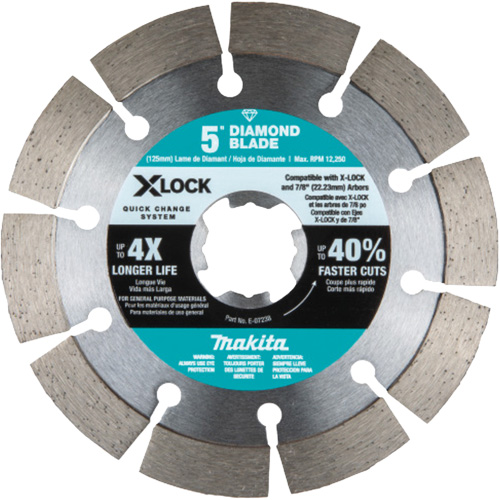 X-LOCK Segmented Diamond Blade for Masonry Cutting