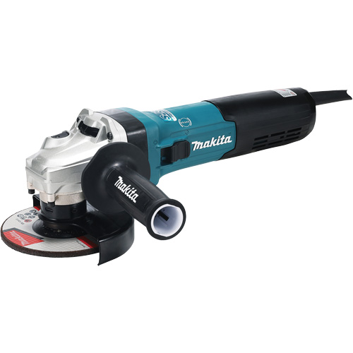 Angle Grinder with SJS II, Mechanical Brake & Thumb Switch, 5", 120 V, 15 A, 2800 - 11500 RPM
