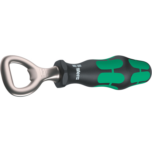 Anti-Roll Bottle Opener with Kraftform Ergonomic Handle
