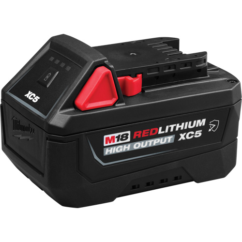 M18™ REDLITHIUM™ HIGH OUTPUT™ XC5™ Resistant Battery Pack, Lithium-Ion, 18 V, 5 Ah