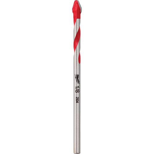 Hard Tile & Glass Specialty Drill Bit, 1/8", Carbide