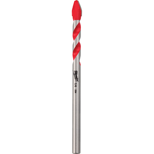 Hard Tile & Glass Specialty Drill Bit, 1/4", Carbide