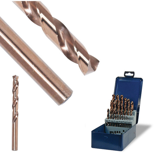 SST+™ Jobbers Wire Gauge Drill Bit, High Speed Steel, #25, 2-15/16" L, 1-11/16" Flute, 135° Point Angle