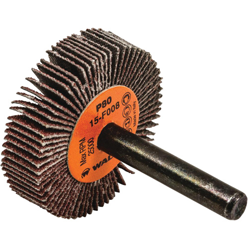 Flap Wheels-Coolcut™ Flap Wheels, Aluminum Oxide, 80 Grit, 1-1/2" x 3/8" x 1/4"