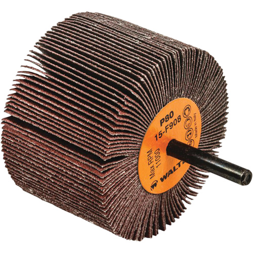 Flap Wheels-Coolcut™ Flap Wheels, Aluminum Oxide, 80 Grit, 3" x 2" x 1/4"