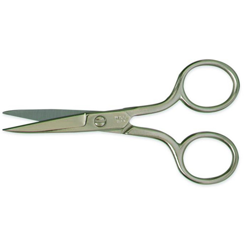 Embroidery & Sewing Scissors, 1-1/4", Rings Handle