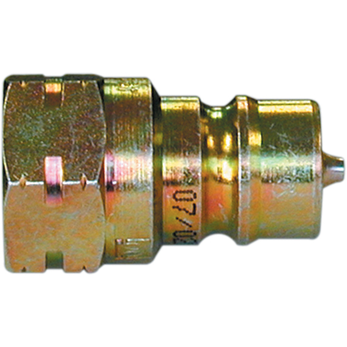 Hydraulic Quick Coupler - Plug, Steel, 1/4" Dia.